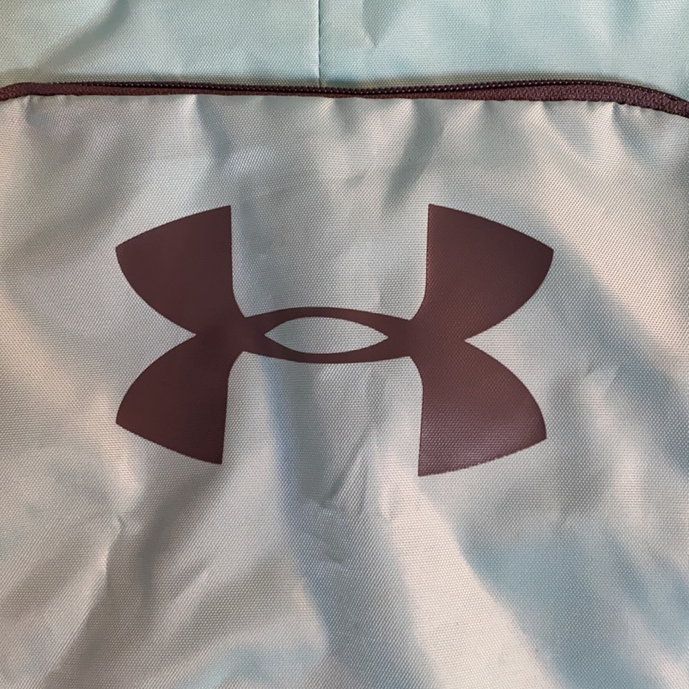 Under Armor Blue Polyester Backpack Euc - image 2